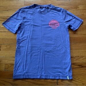 Late Till Sunrise Men's Blue Graphic Scotch & Soda T-Shirt